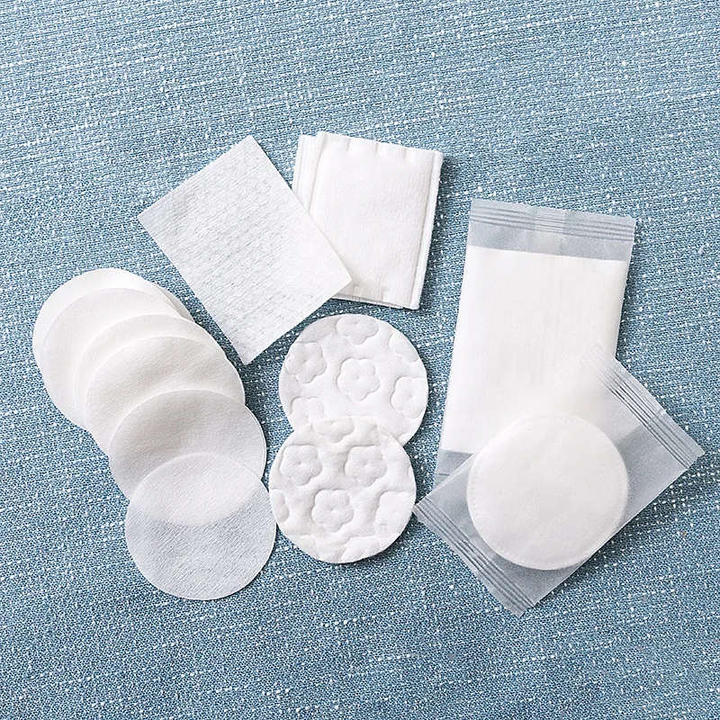 Hot Wholesale Disposable Cosmetic Facial Cotton Pads