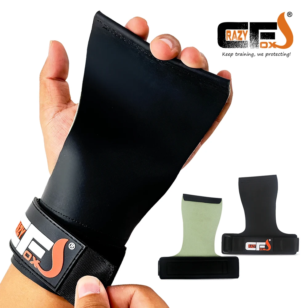 Chalkless Rubber No Hole Gymnastic Hand Grips,Weight Lifting Gloves For Kettlebells,Palm Protection,Calleras,Workout