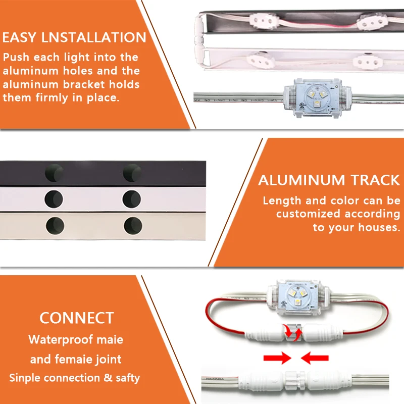 Smart 48V Outdoor Christmas Led String Lights Permanent Ip68 Exterior House Decoration Point Light