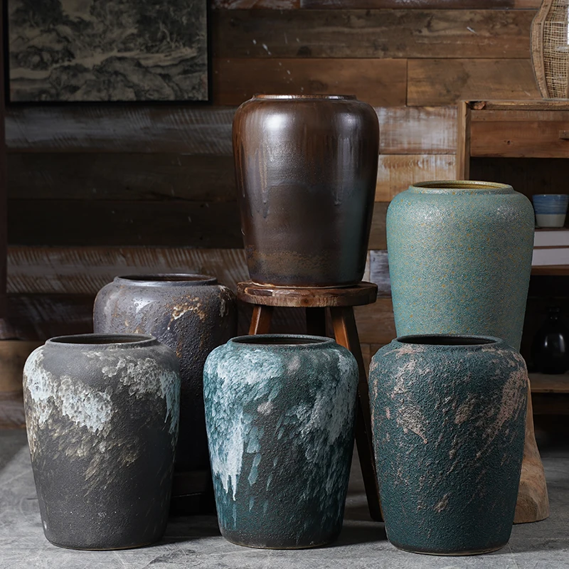 porcelain vase house decoration living room new tall vase round home decor