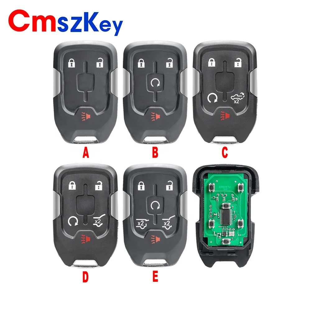 For 2017-2020 GMC Acadia Chevrolet Suburban  3B 4B 5B 6B Smart Remote Key Fob 433Mhz HYQ1EA  46 Chip