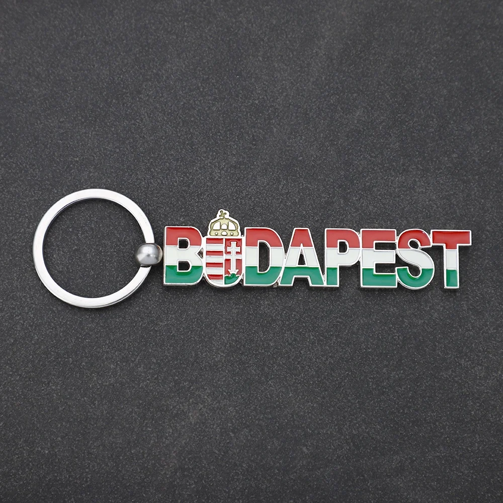 Manufacture Custom Frog Ladybug Metal Enamel Keychain Key Chain With Diamond Star