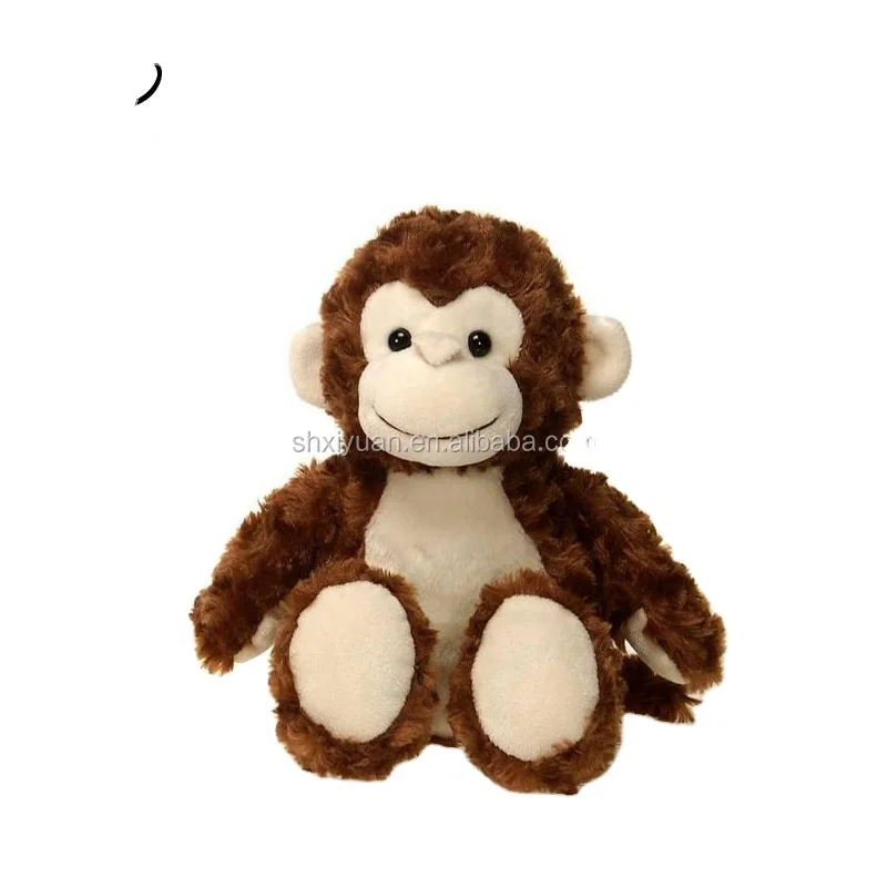 Factory wholesale long arm yellow monkey plush toy