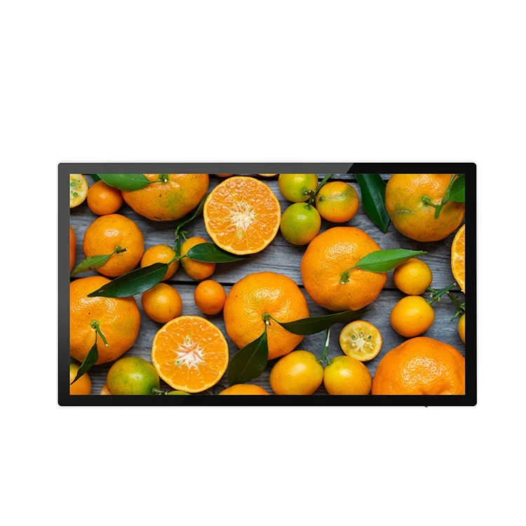 EKAA 55 inch wall mounted advertising player capacitive touch screen advertising player