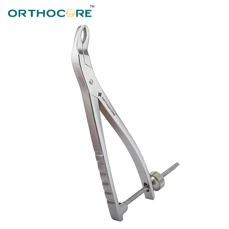 Spinlock Fragment Forceps Small Serrated Jaws Bone Holding Reduction Forceps Orthopedic Surgical Instruments