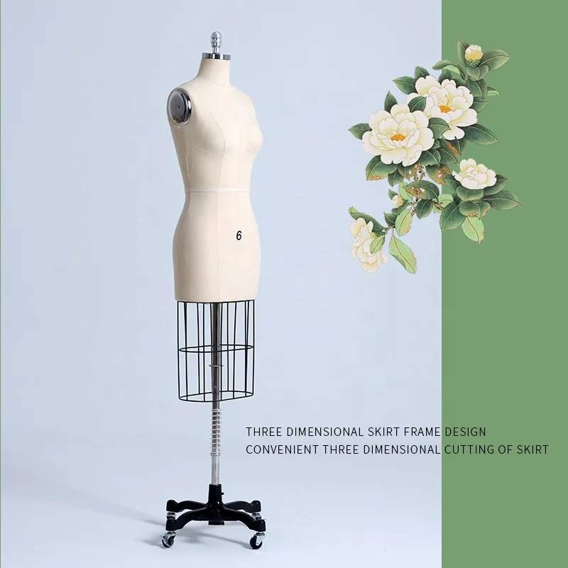 high-end female dress form adjustable shoulder tailor collapsible wedding dress mannequin