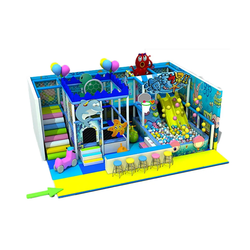 BAIQI Custom Indoor Playground Equipment for Kids Soft Play Theme Park Design
