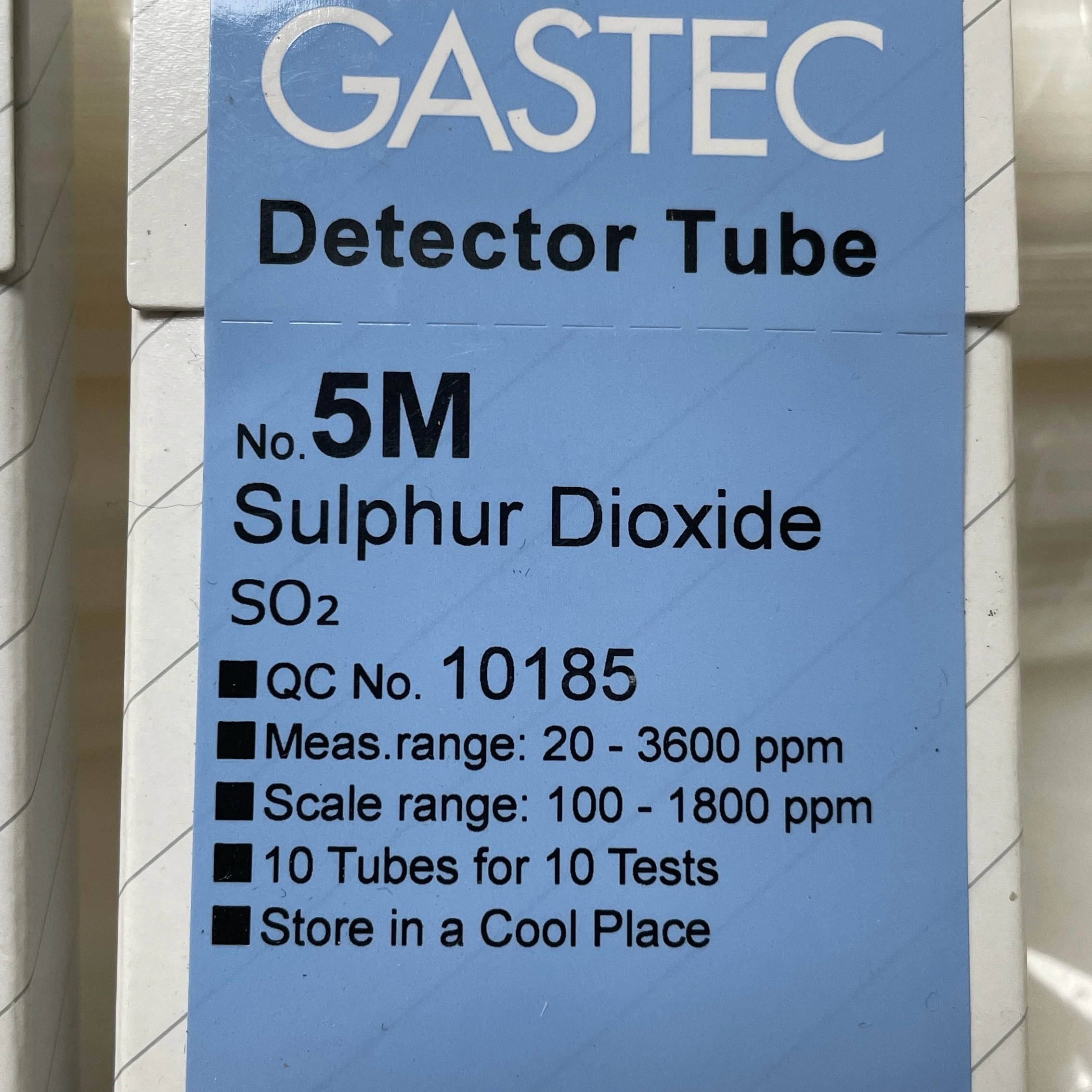 High accuracy 0.5 - 10% Carbon Dioxide CO2 gas detection system detector tube GASTEC 5M 20-3600ppm