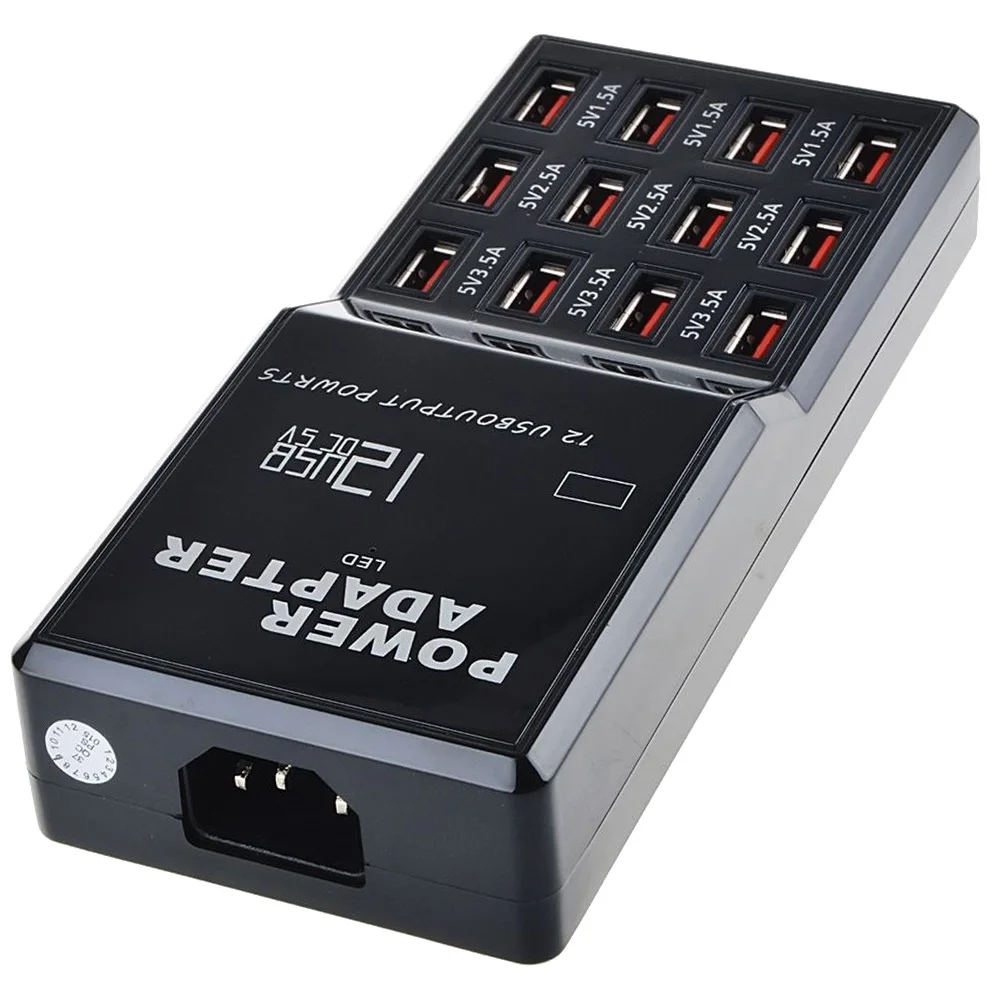12-port USB Intelligent Fast Charger