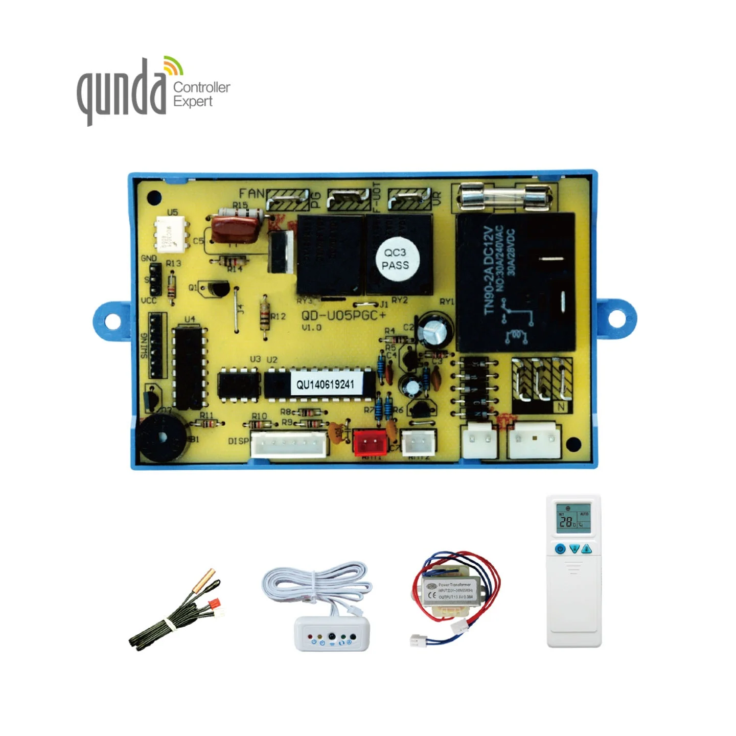 QUNDA QD-U05PGC+ Universal auto split air conditioner system board for PG motor air conditioner parts