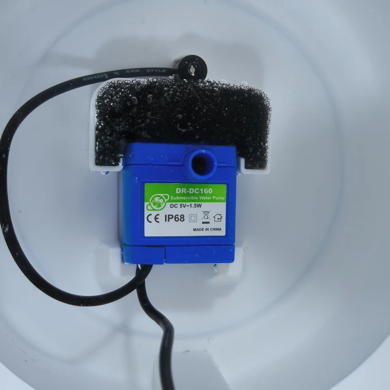 Electric Pet Cat Fountain Pet Drinking Bowl Dog Automatic Quiet Water Fountain