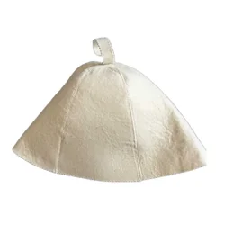 Custom high quality 100% wool russian felt sauna hat