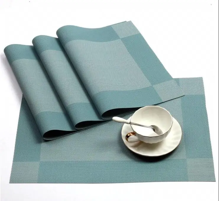 In Stock Top selling  pvc woven placemat for dining table