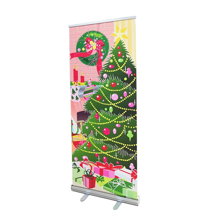 Free shipping Roll Up Banner Stand Rollup Standee Aluminum Roll Up Stand Retractable Banners for Advertising