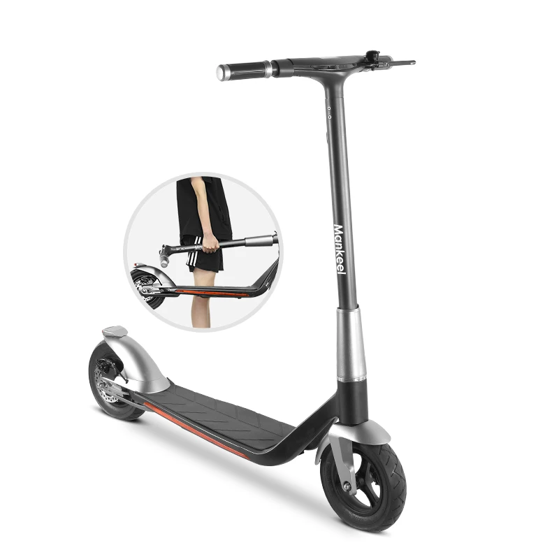 Mankeel Silver Wings designed Apps Control 350W 9 Ah 8.5 Inch big Tire Foldbable Electric Scooter at US warehouse