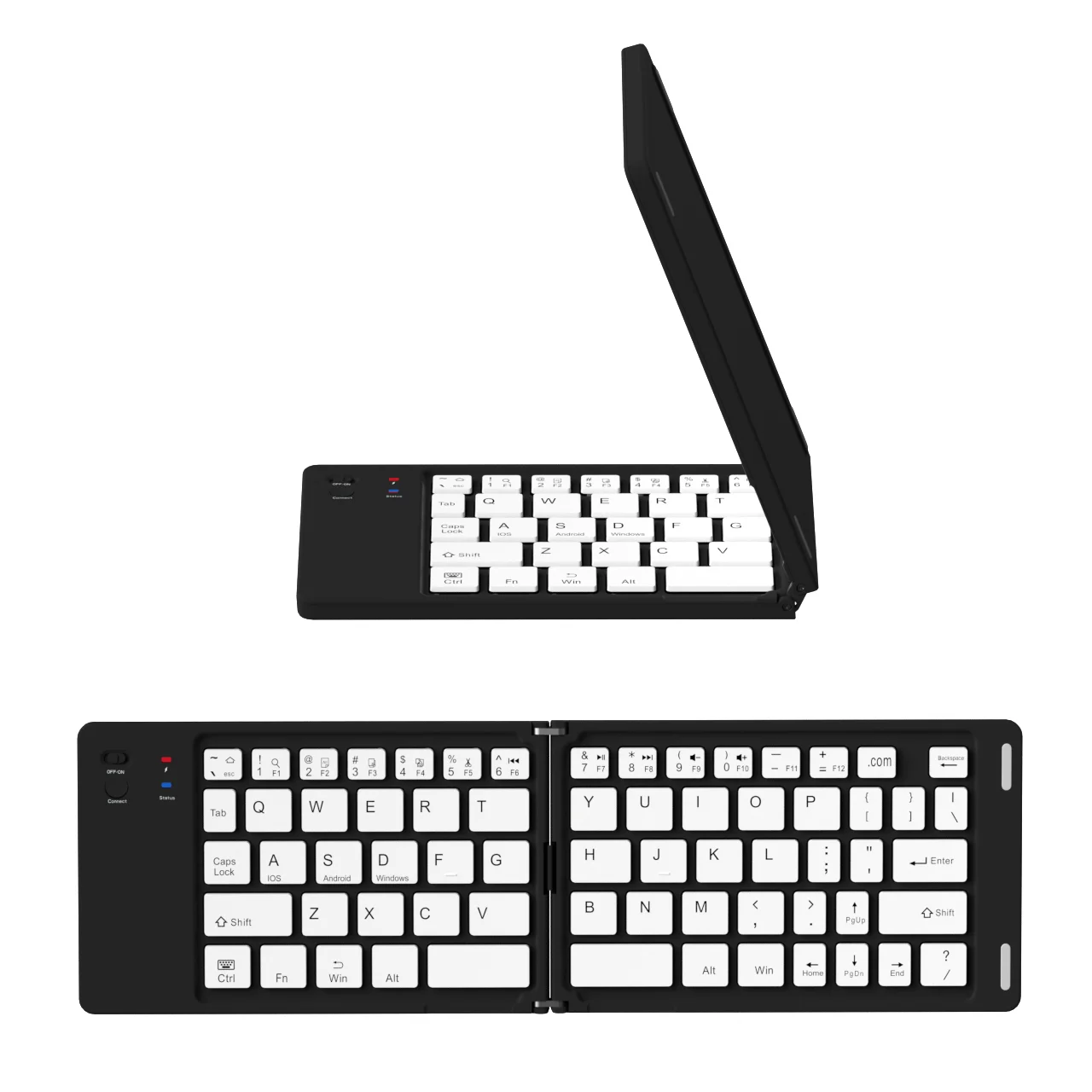 Manufacturer Keyboards Slim Pad Phones & pads Bluetooth Wireless Folding Small Tablet Pad Portable Computer Keyboard