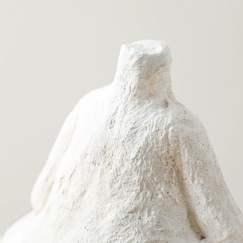 Wabi-sabi Ornament Abstract Figurine Home Decor Interior Tabletop Desk Cabinet Decoration Items Cement Small Sculpture