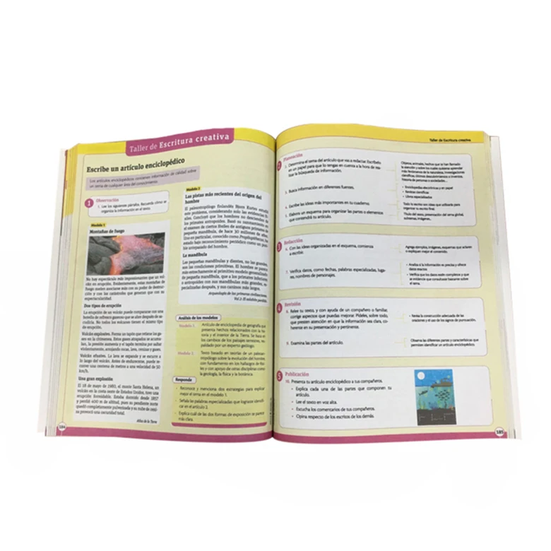 Custom Book Printing Service Booklet Brochure Softcover Books Cheap OEM Full Color Magazine