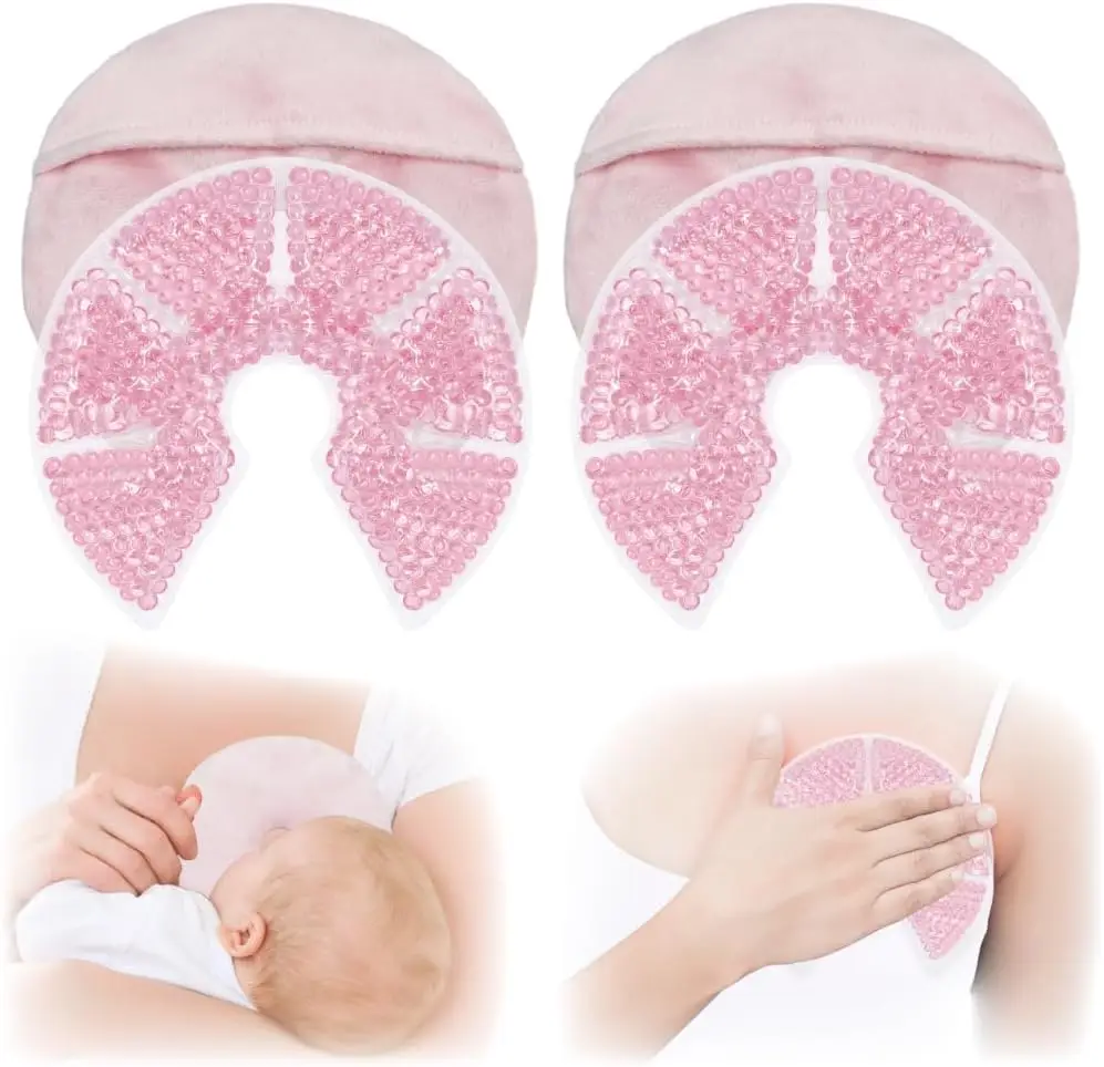 Breast Therapy Packs Hot and Cold Breast Pads Breastfeeding Essentials for Moms Breast Ice Packs for Relieve Pain