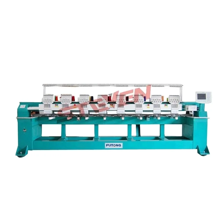 China Supplier 8 Heads Hat Embroidery Machines FT-ECT908 Tuber Machine