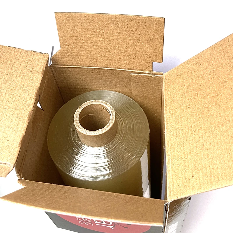 Food grade fresh wrap pvc catering clear stretch cling wrap film elastic cover food packaging cling film jumbo roll for food