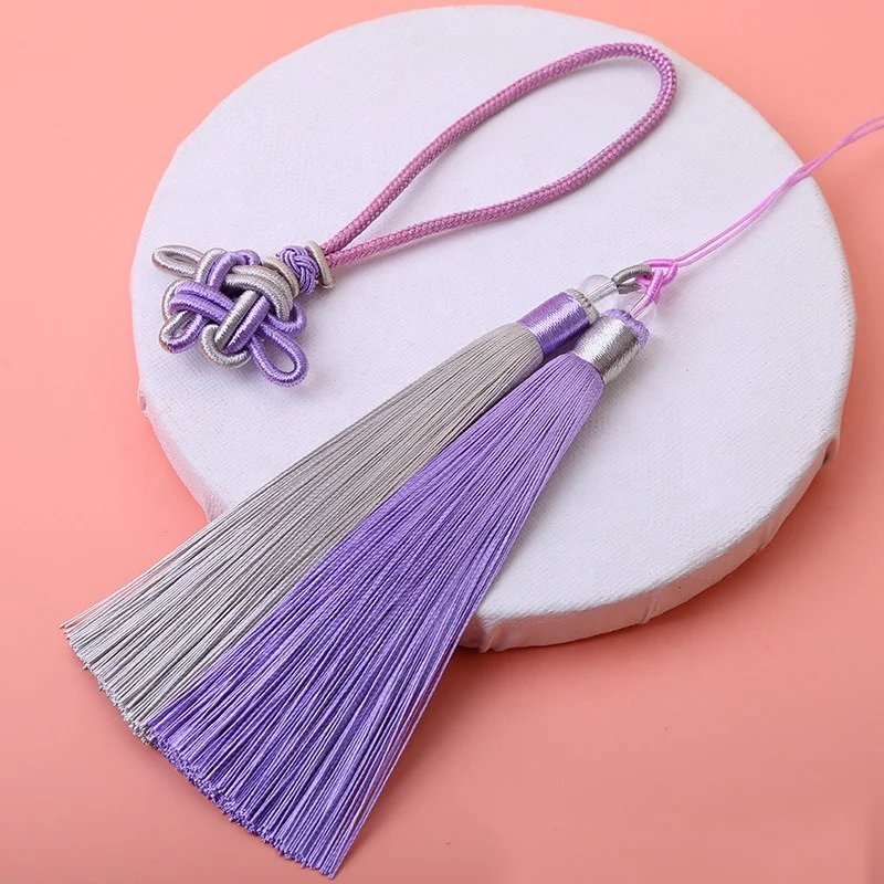 Chinese knot two-color Tassels Hanging ornament Clothing Accessories Chinese knot two-color Tassels Hanging ornament Clothing