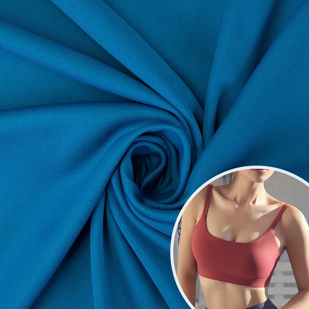 Natudon 92% Polyester Women Milk Fiber Underwear Single Jersey Fabric T-shirt