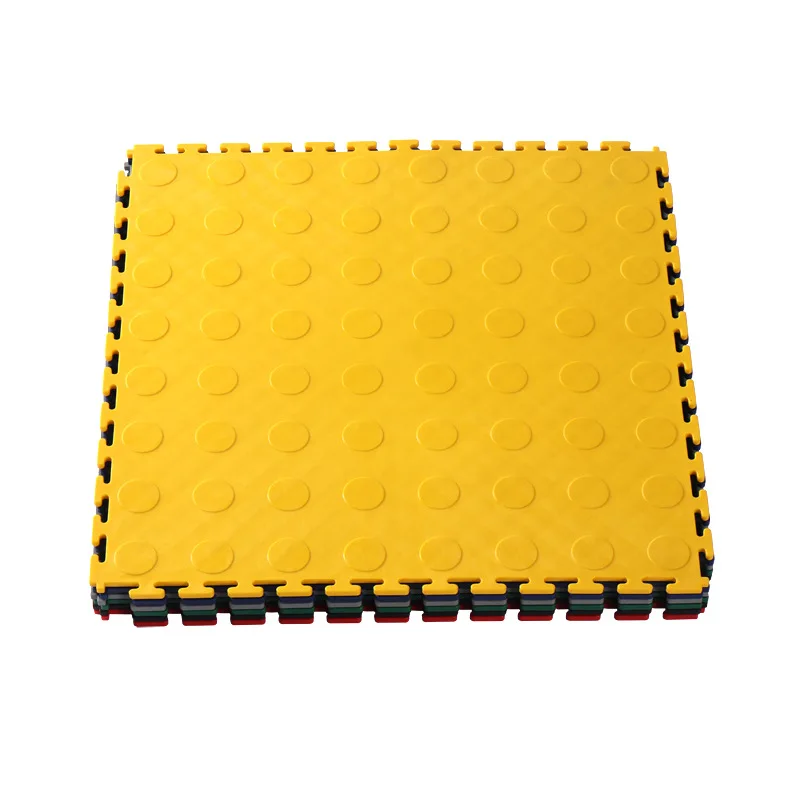 40*40cm*6mm PVC Interlocking Soft Garage Floor Mats Removable Used for Car Beauty Swimming Pool Indoor and Outdoor Anti slip