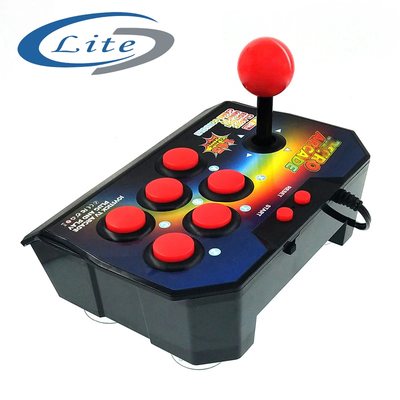 
Hot Selling 16 bit Classic Retro Video Game Arcade Console Mini Nostalgic Arcade 145 in 1 Joystick Arcade Game For Children Home 