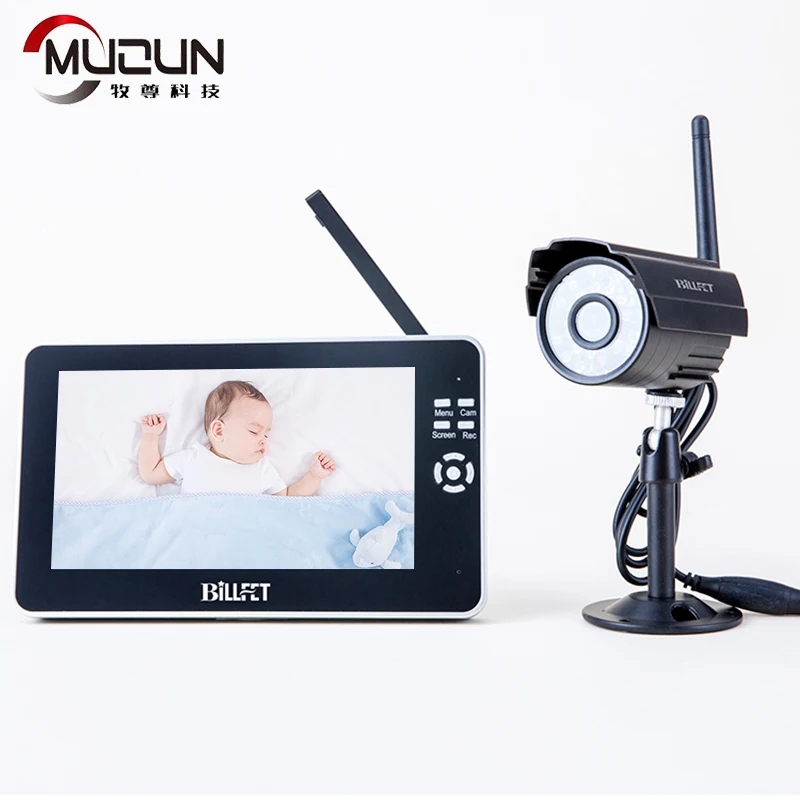 Jlt-808 7 "видеонаблюдения сна с систем беспроводной 7'' Lcd цветной детский монитор видео камера для домашней безопасности