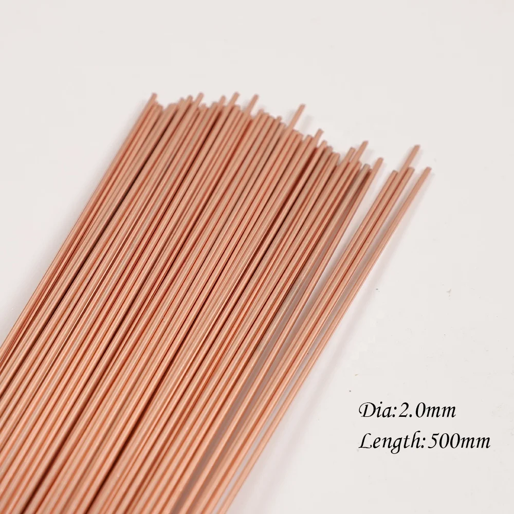 Copper phosphorus brazing brass welding rod welding wire bronze electrode soldering rod 1.0/2.0mm*500mm