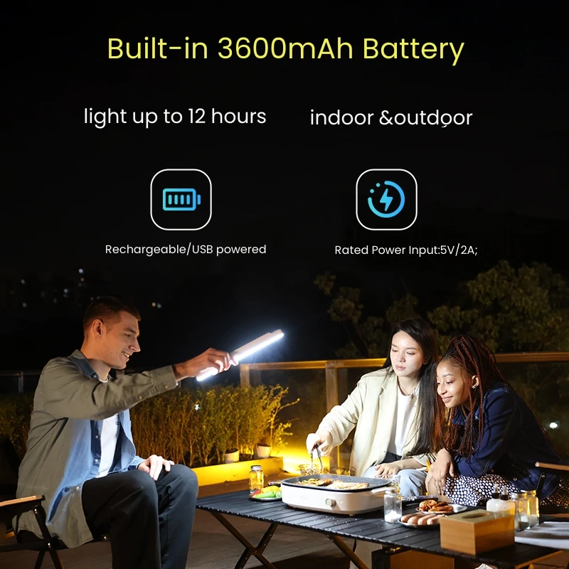 2024 New Arrival Rechargeable 3600mAh Eye Caring Computer Monitor Screen Lamp Bar Work Lamp Led Desk Lamp for Office Home