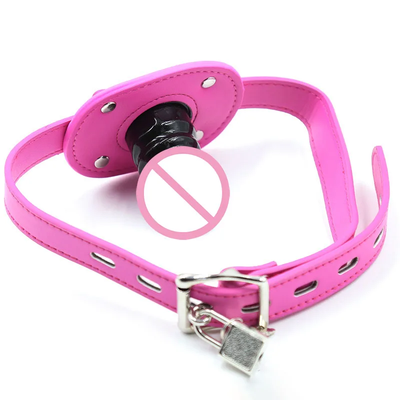 Factory Direct Sale Mouth Plug Bondage Toy Flirting Lengthened Width Penis Dildo Mouth Plugs