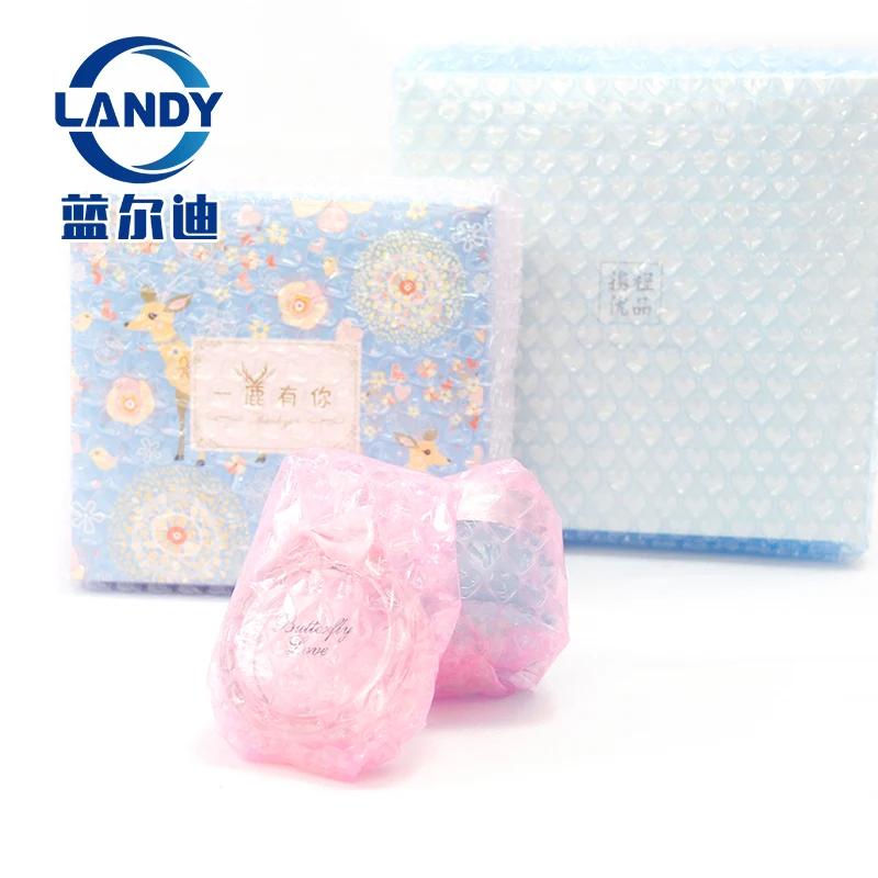 Large air bubble roll Heart shape,air bubble plastic packaging paper rolls price