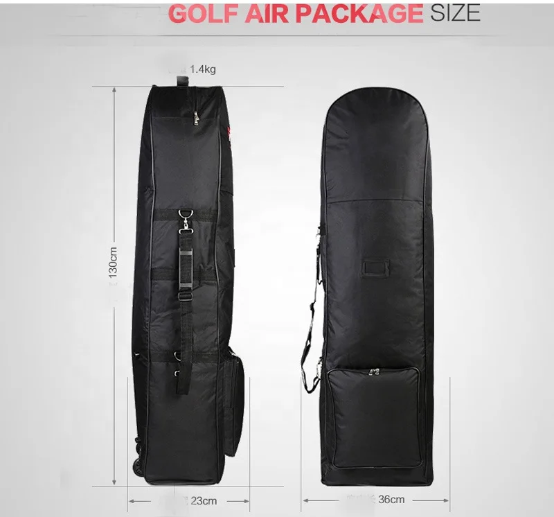 Waterproof cover golf  travel custom golf club travel bag with wheels