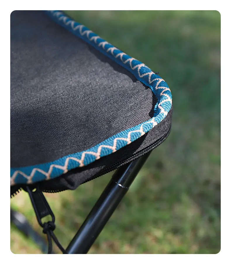 Outdoor picnic camping aluminum alloy folding chair stool portable  bench fishing