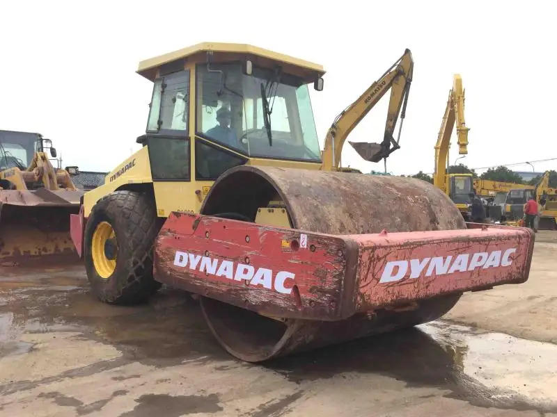 Долговечный б/у дорожный каток Dynapac CA602D однобарабанный оригинальное состояние низкая стоимость