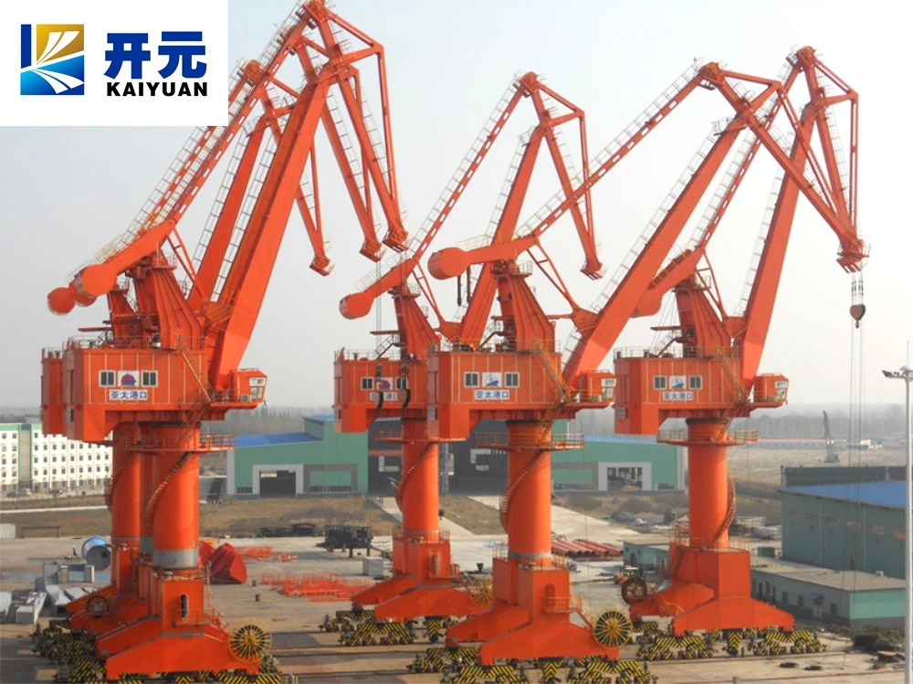Kaiyuan Jetty Offshore 40 Ton Port Portal Marine Dock Crane Indonesia Philippines Thailand India Pakistan