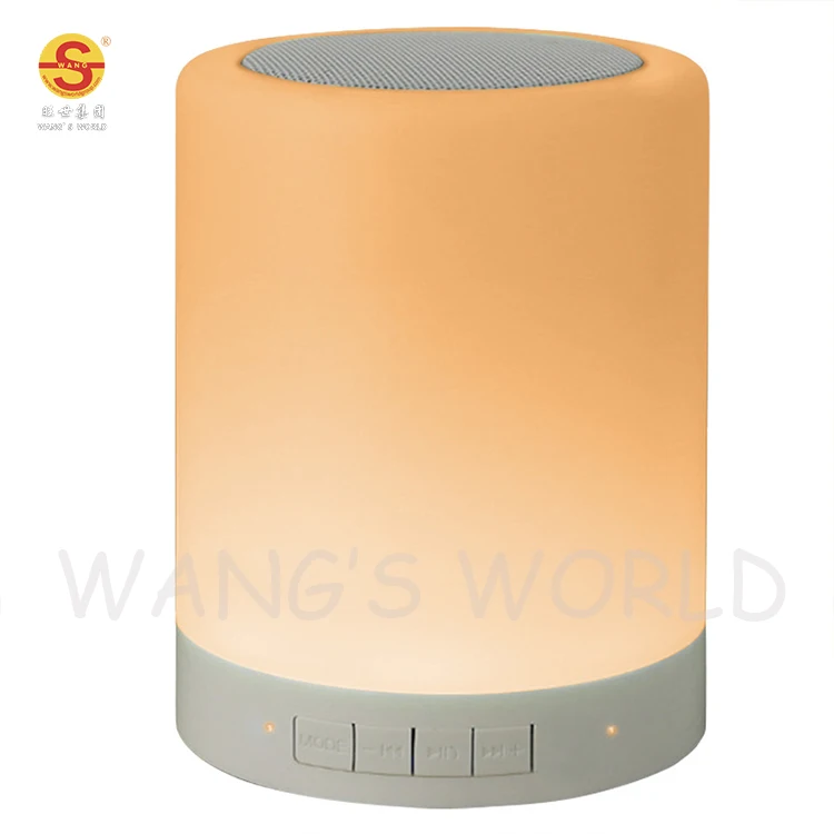 USB Перезаряжаемый Ночной светильник с изменением цвета сенсорный светодиодный ночной Светильник Bluetooth-динамик для рабочего стола
