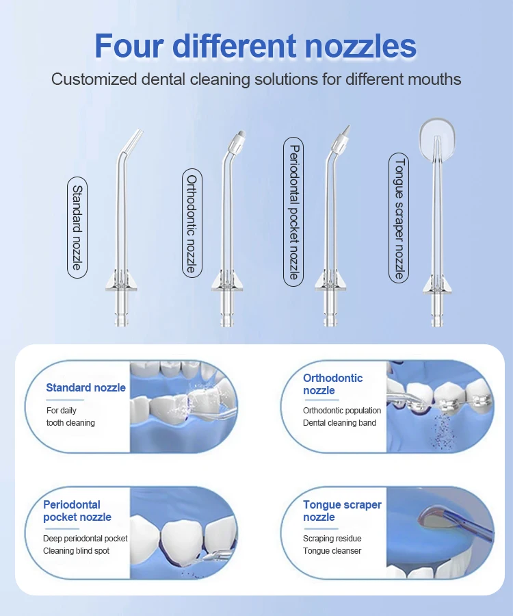 New Fashion Mini Style Factory Price Portable Best Quality Oral Irrigator Home Travel Water Flosser & Electric Toothbrush