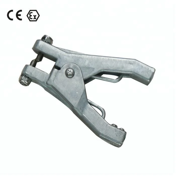 Aluminum drum earth clamp