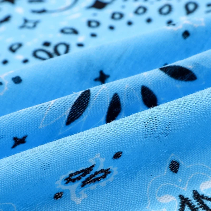 Bibs Soft 22'x22' Cotton Bandana Factory Price Paisley Scarf Bandana Promotion 100% Cotton Custom Bandana
