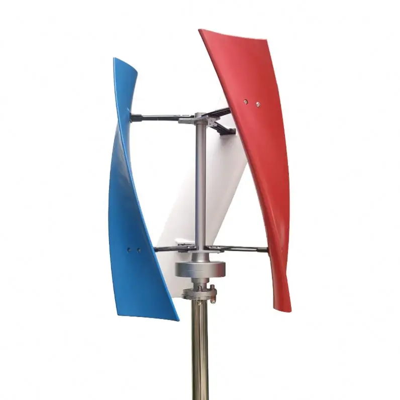 Hot sale 12V 24V 220V MINI Horizon vertical axis wind generator windturbine 1KW 2KW 5KW 100kw for home 1 - 4 sets