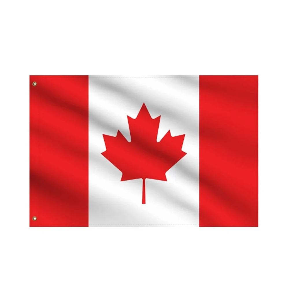 Wholesale Customized 3X5Ft Outdoor Canada National Flag Banner