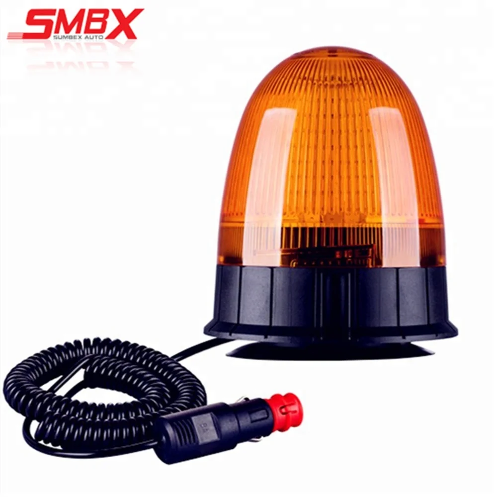 SMBX Factory 12 -24v Green led Flash Strobe warning  LED Rotating Warning Beacon light  for trucks
