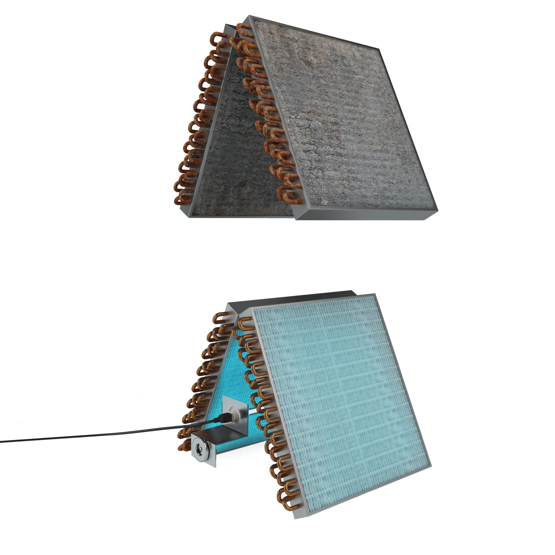 Комплект ультрафиолетового света очиститель воздуха HVAC 24 вольт Gemicidal UV LIGHT EZ магнитное крепление для кондиционера Ac Hvac катушка В 14 дюймов
