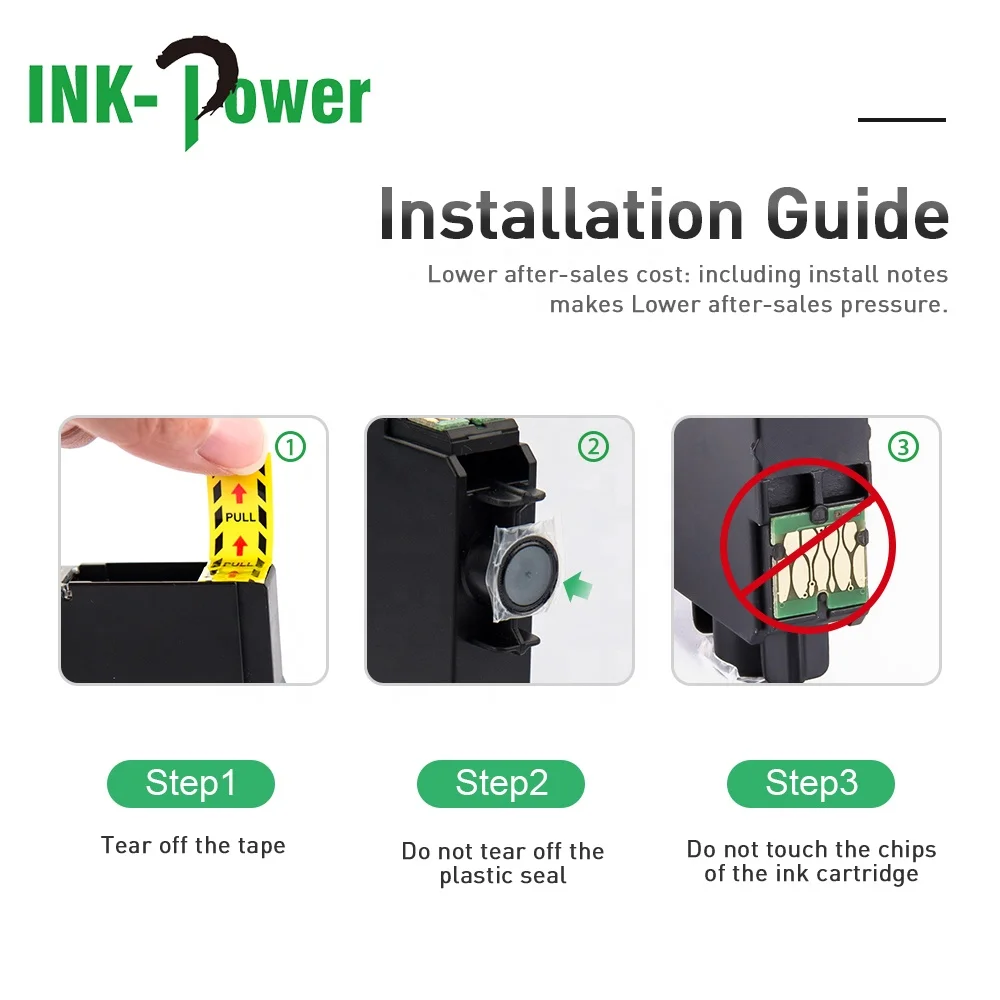 INK-мощность IB10 IB10A IB10KA IB10CA IB10MA IB10YA Премиум Цвет Совместимый струйный картридж с чернилами для принтера Epson EW-M530F