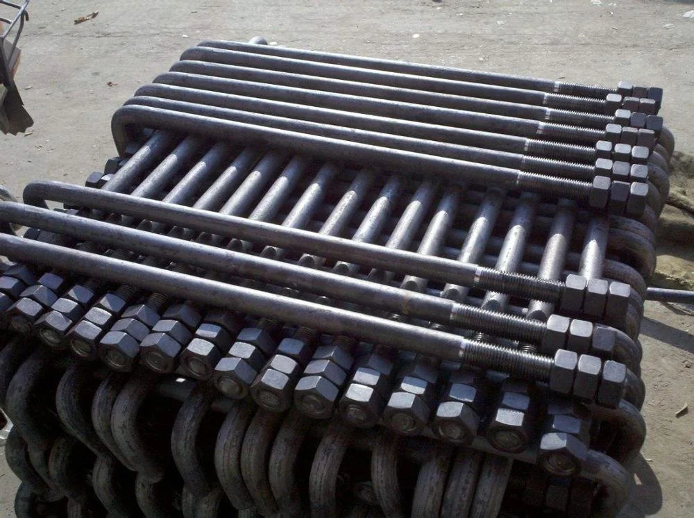 Hebei Tiancong Factory 10.9 grade foundation bolt hdg anchor bolt L type bolt M20 M24 M30