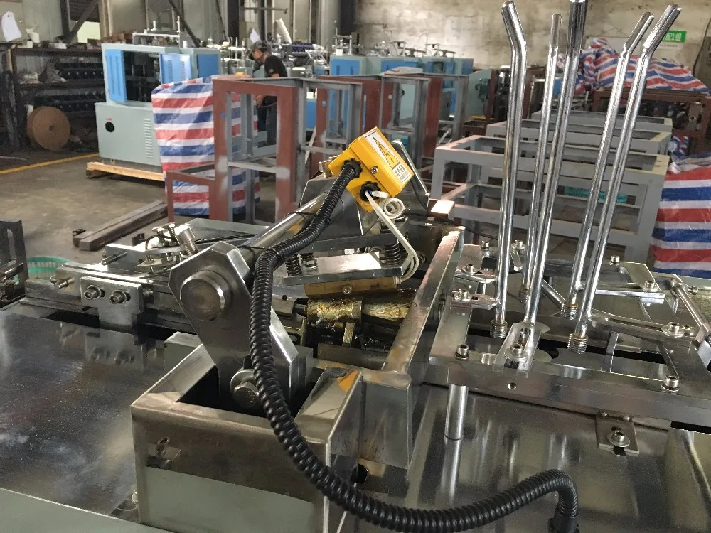 40-50pcs/min single wall print logo paper cup manufacturing machine paper product making machinery tea cup