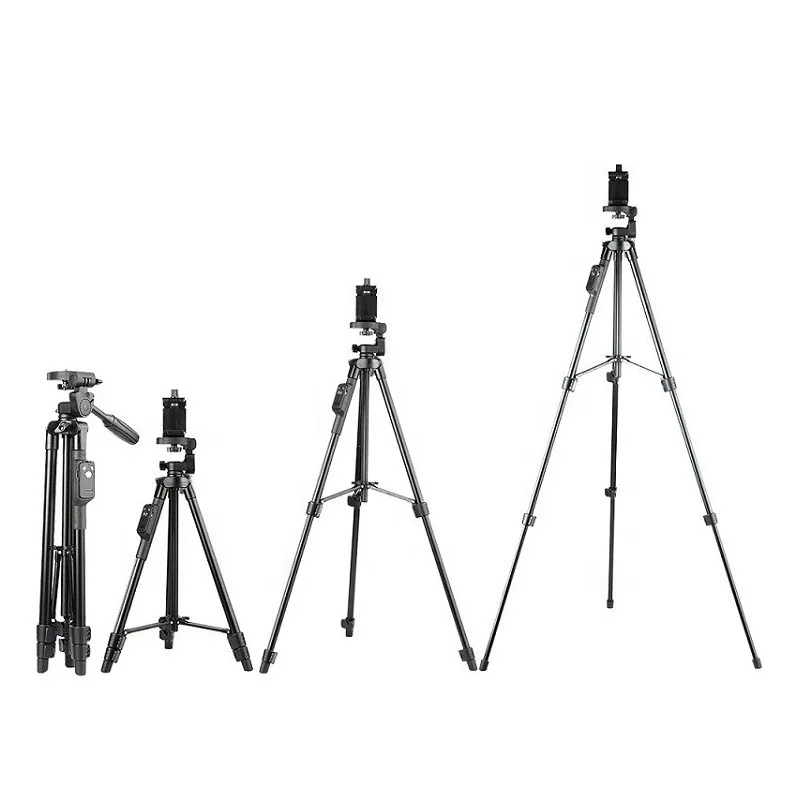 
Yunteng VCT-5208 Aluminum Alloy Wireless Bluetooths Smartphone Tripod Stand for Digital Camera 
